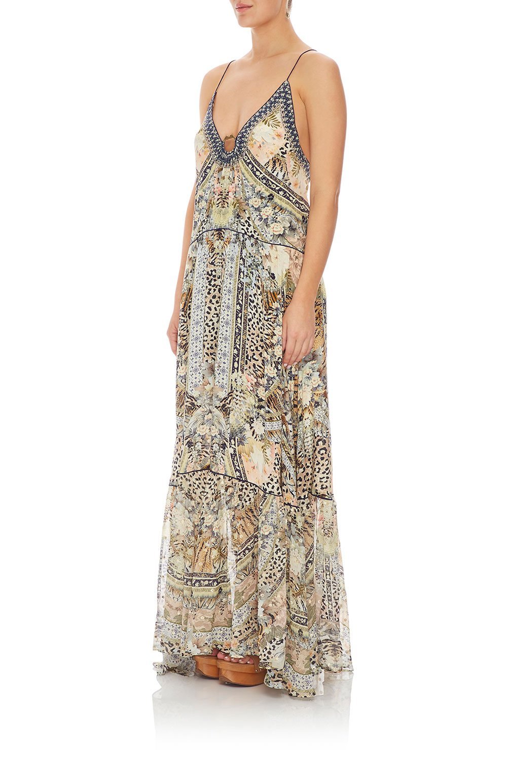 CAMILLA U-RING MAXI DRESS MOTO MAIKO