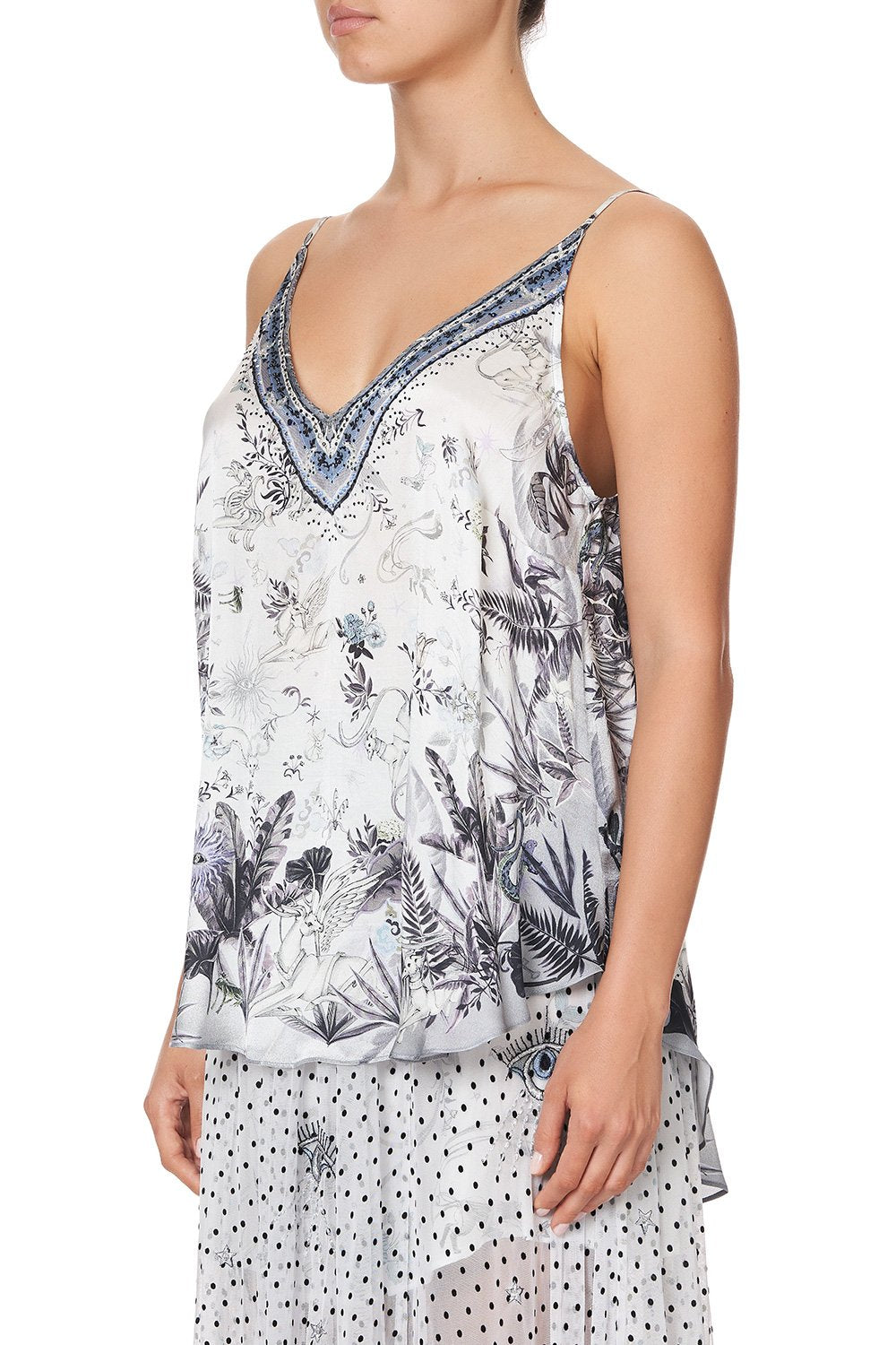 V NECK CAMI MOONLIT MUSINGS