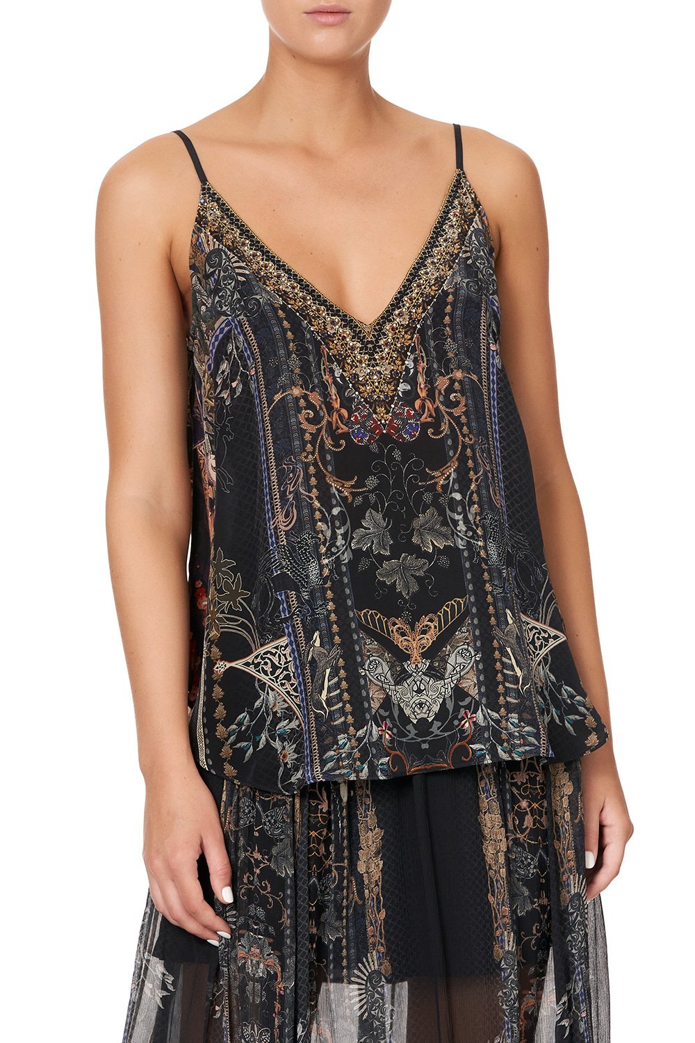 V NECK CAMI SON OF SEVEN QUEENS