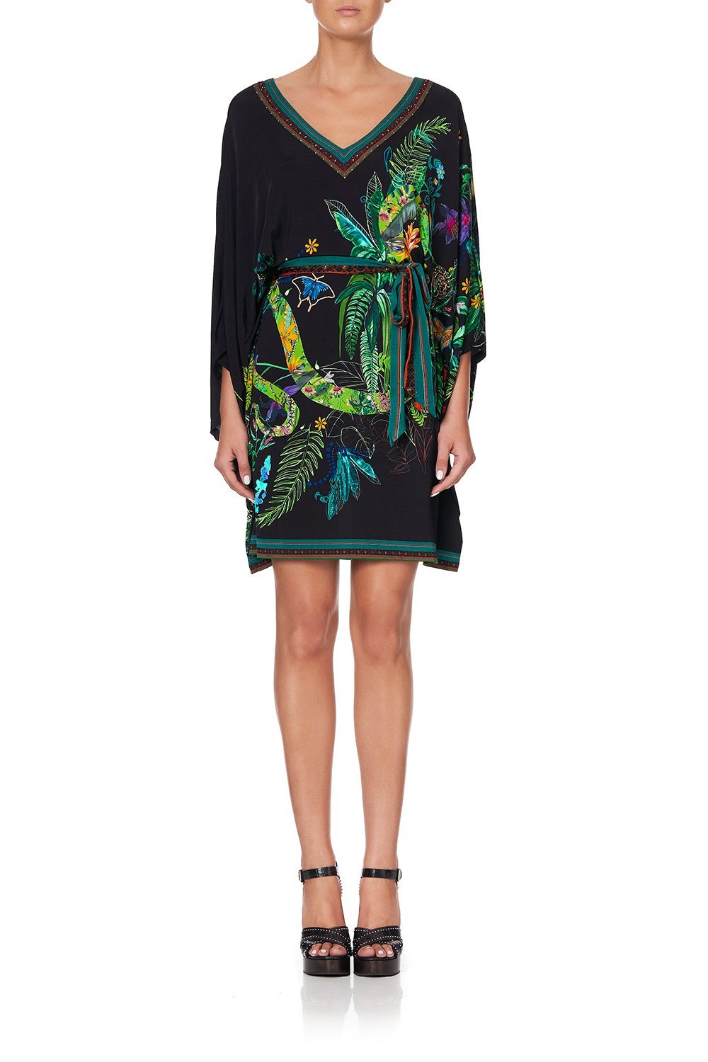 V NECK JERSEY SHORT KAFTAN TIE RIVER CRUISE