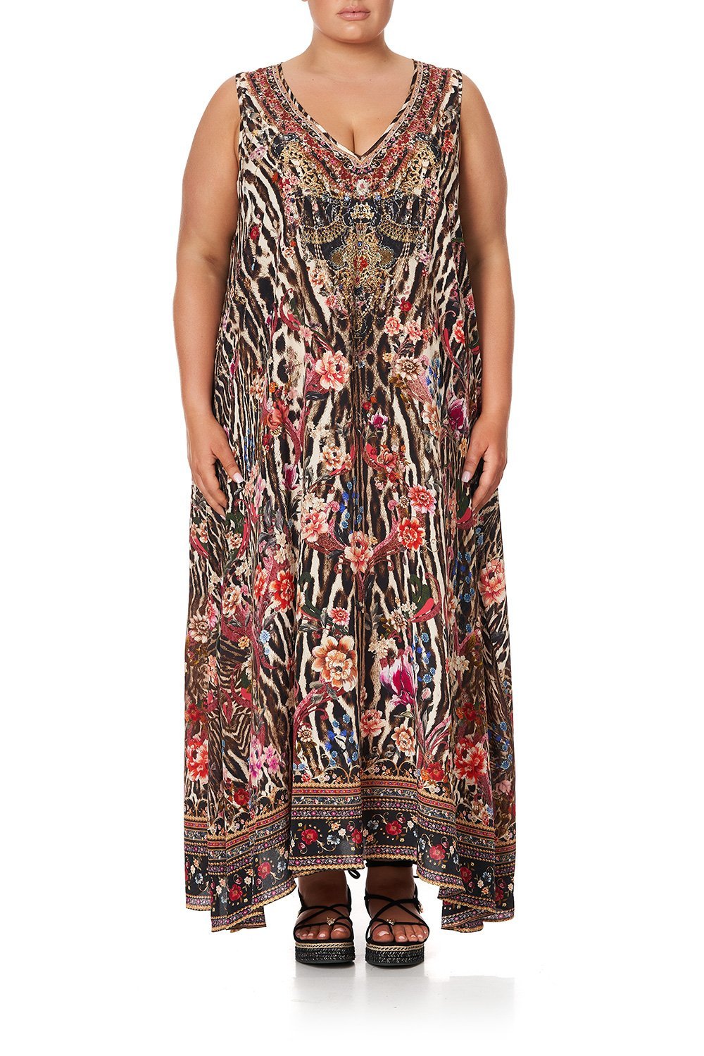 V NECK RACERBACK DRESS LIV A LITTLE