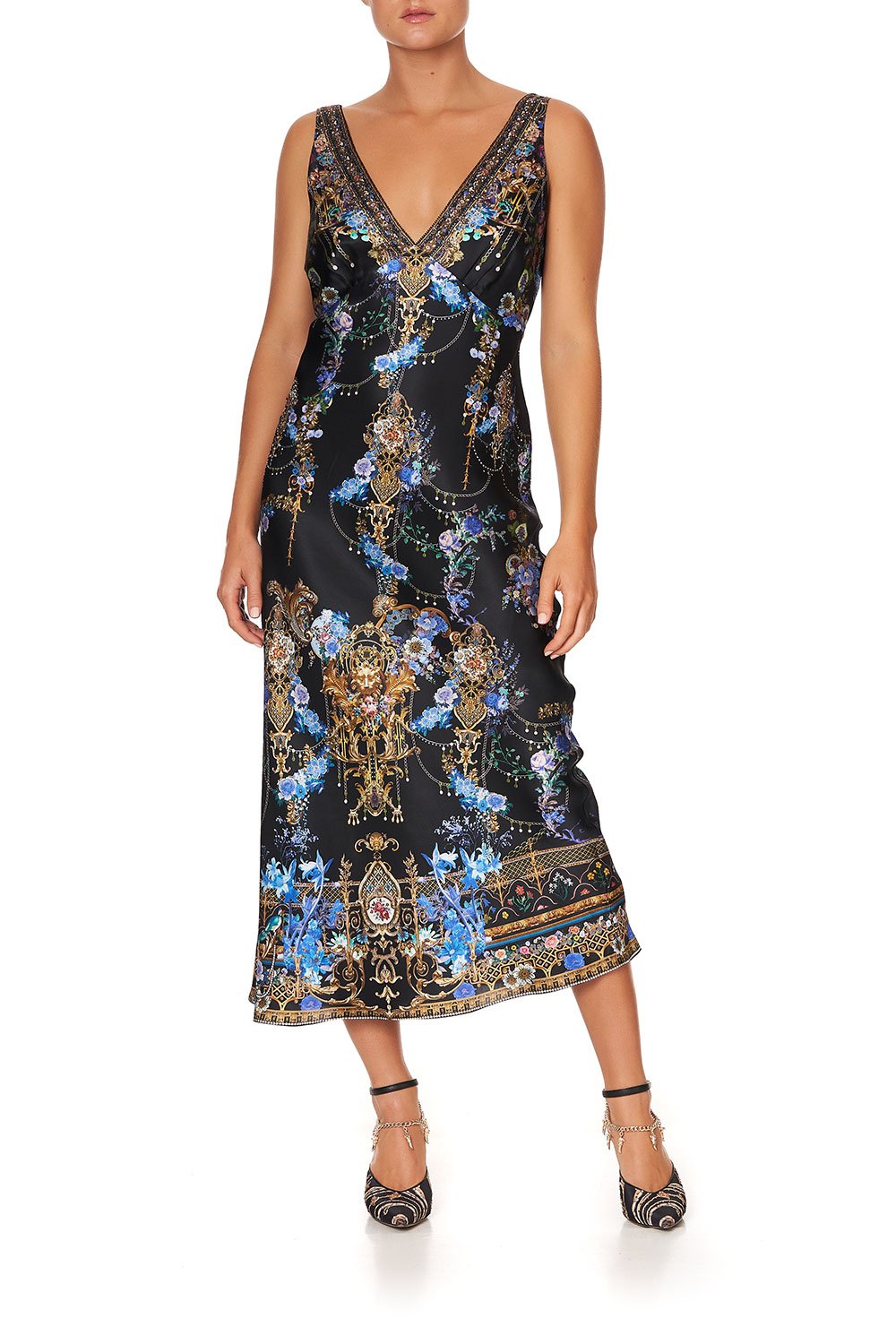 V-NECK SLIP DRESS PALACE PLAYHOUSE