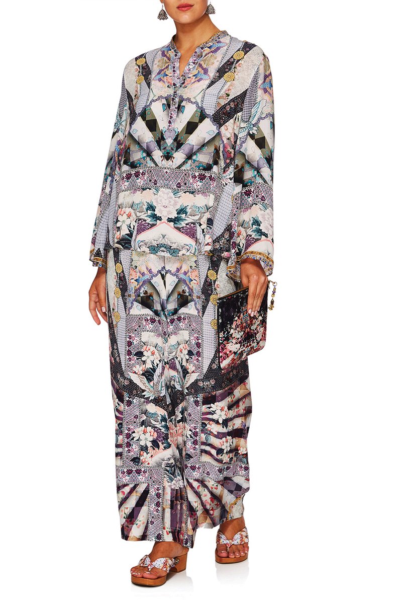 CAMILLA IN HER SHOES LOUNGE TROUSER W TIE WAIST