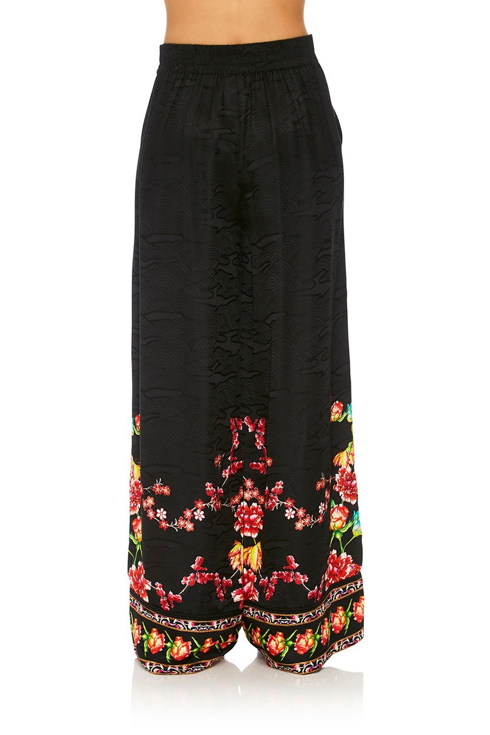 CAMILLA PAINTED LAND WIDE LEG PANT W/ CUFFS