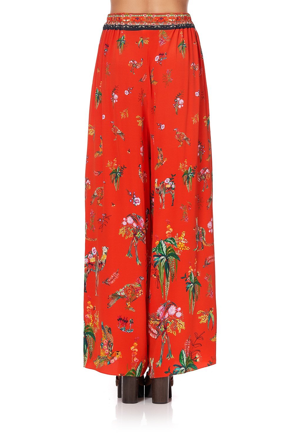 WIDE LEG PANT WITH GATHERED POCKETS CINEMA PARADISO