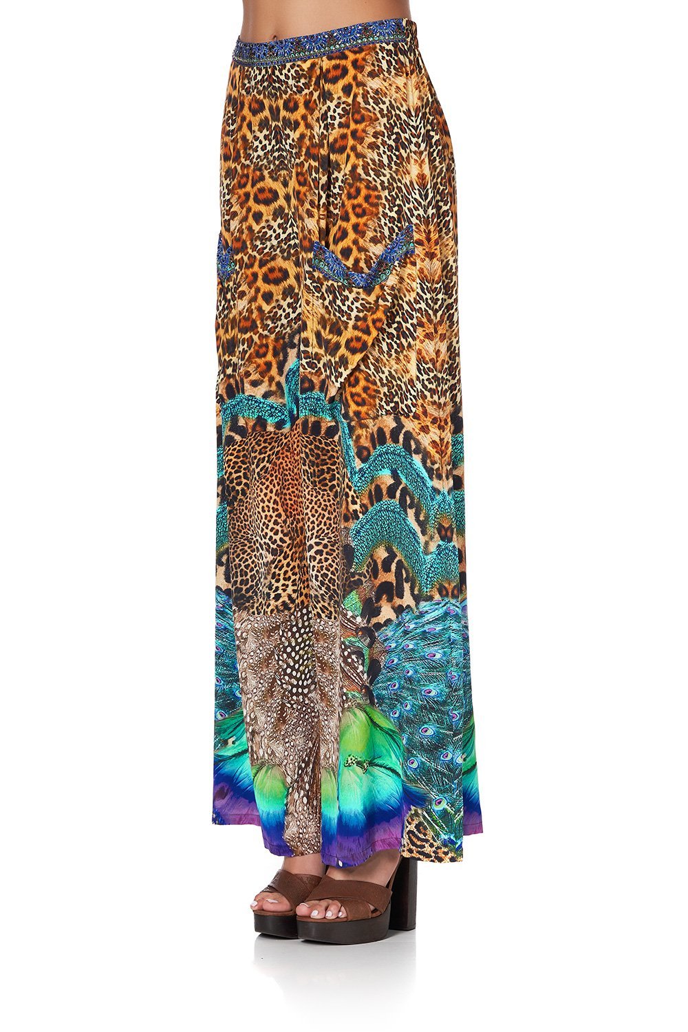 WIDE LEG TROUSER WITH FRONT POCKETS MOTHER XANADU