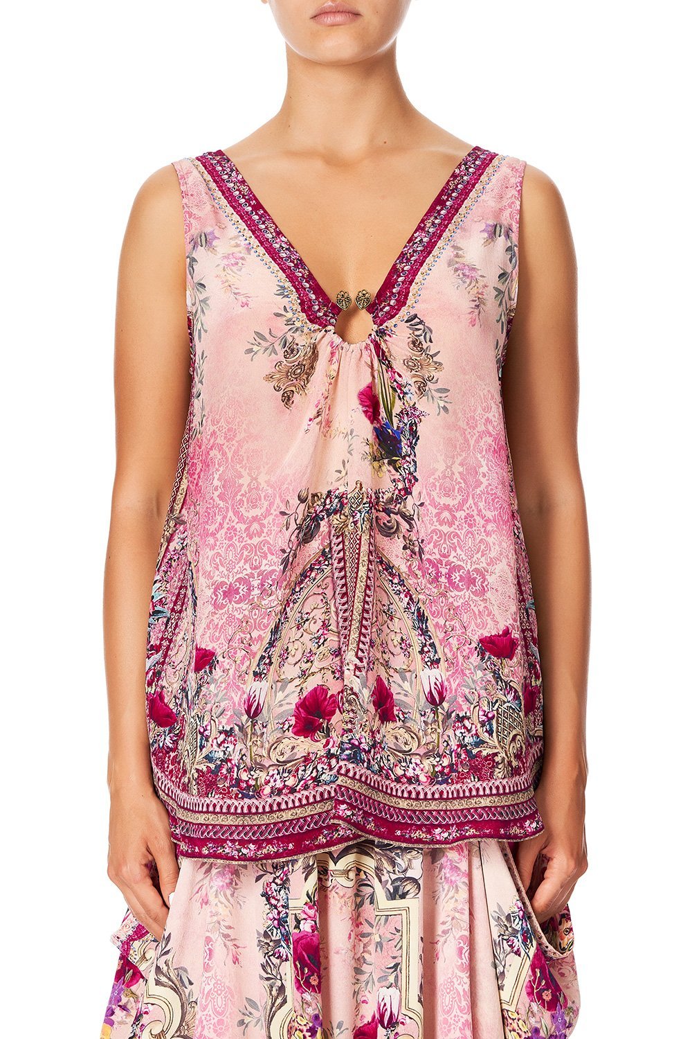 CAMILLA WIDE STRAP U-RING TOP LA BELLE