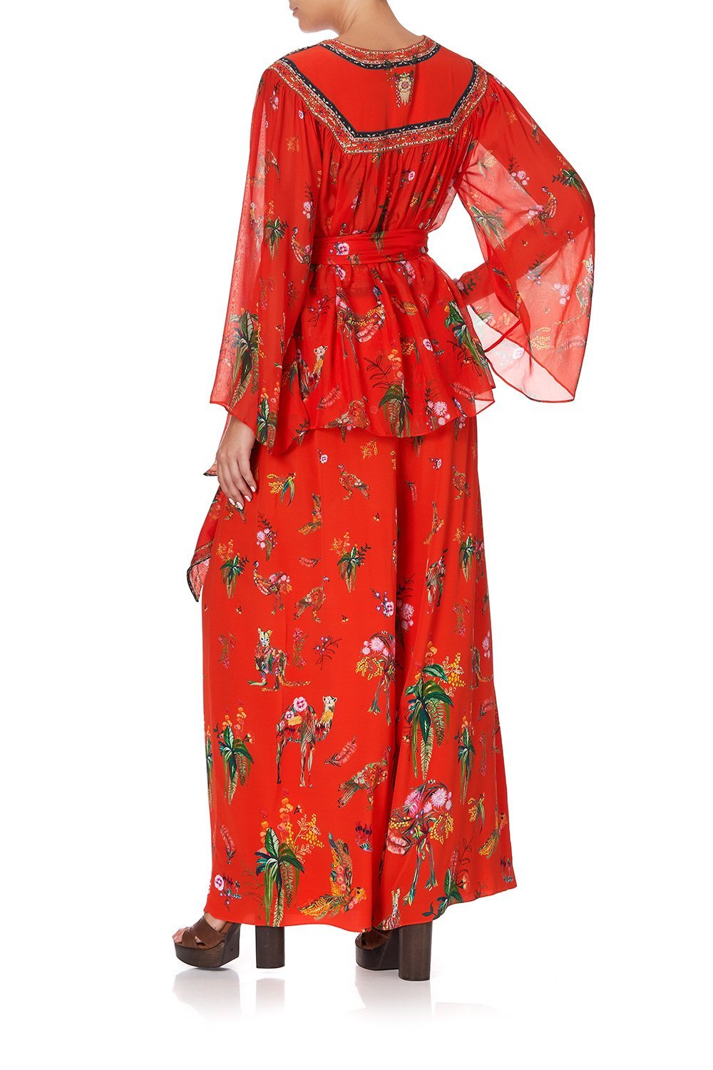 WRAP BLOUSE WITH YOKE CINEMA PARADISO