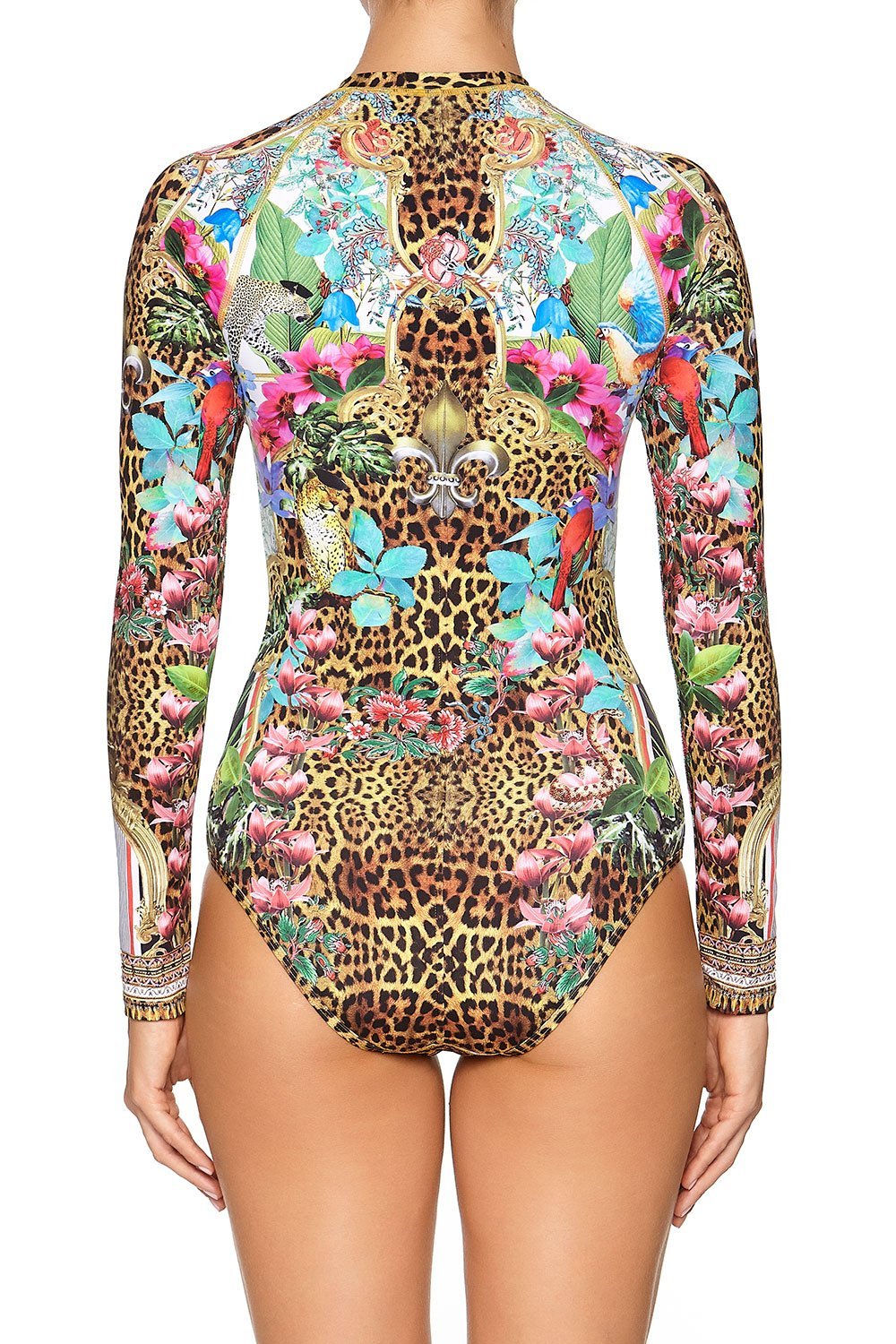 CAMILLA ZIP FRONT PADDLESUIT CHAMPAGNE COAST