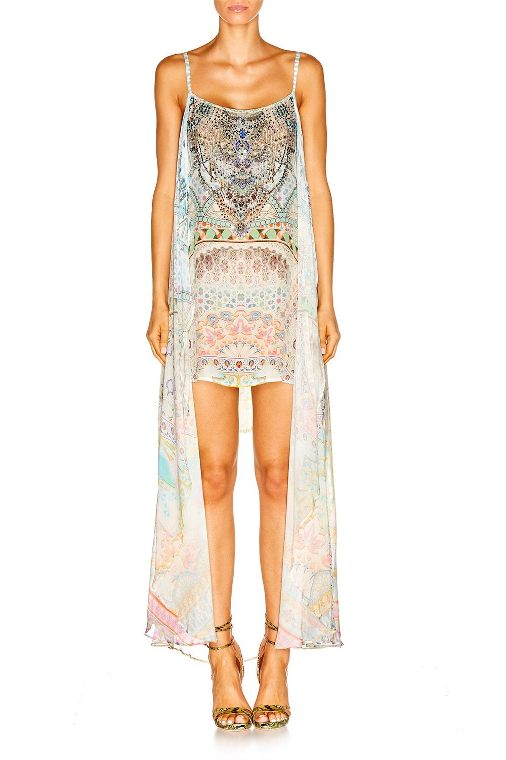 MY DUBAI DREAM MINI DRESS W LONG OVERLAY