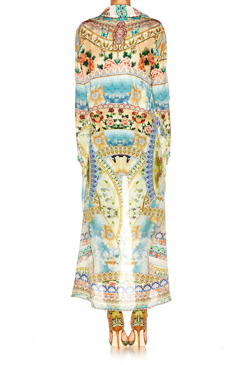 SIGN OF PEACE LONG CASUAL JACKET W POCKETS