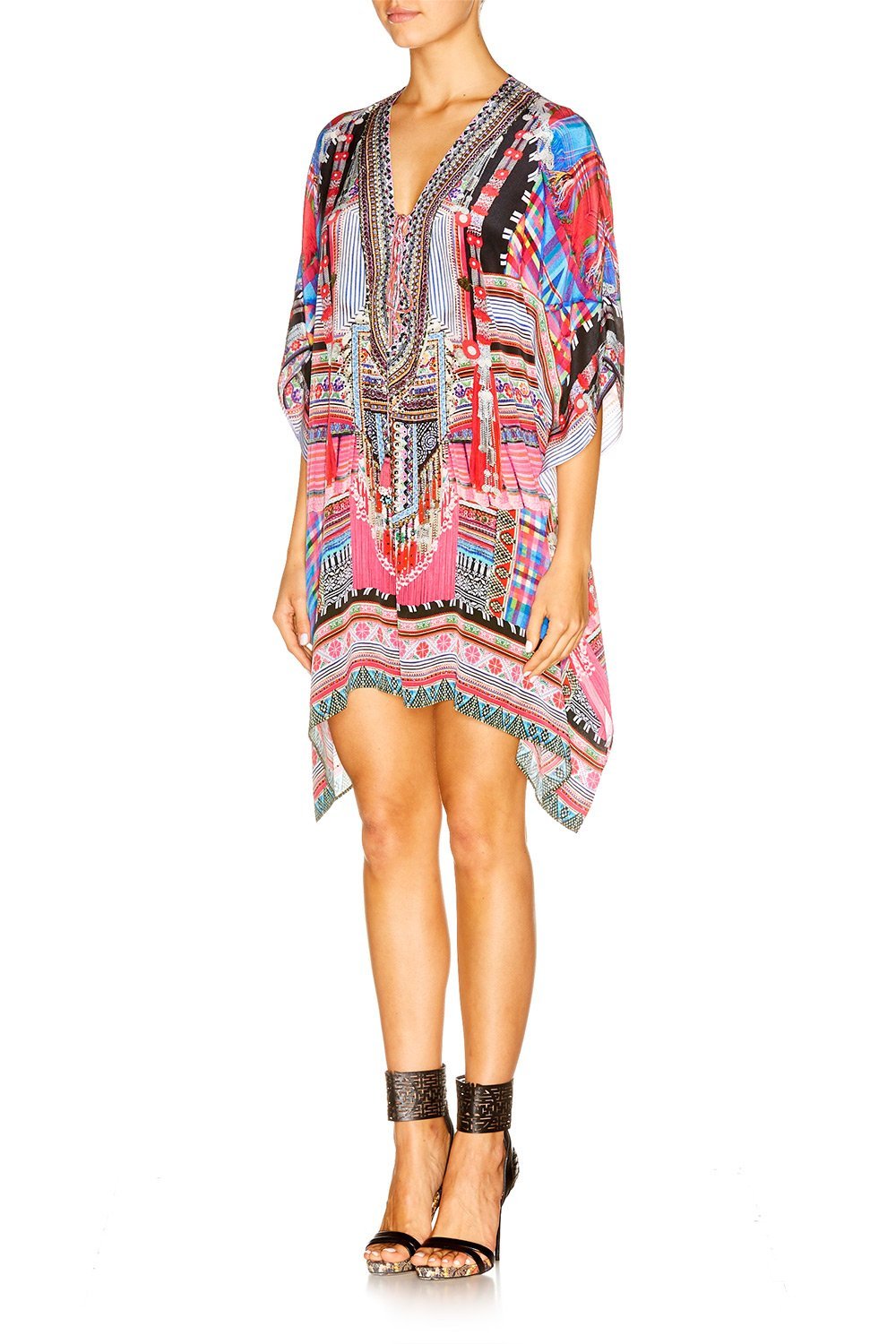 HANI HEAVEN SHORT LACE UP KAFTAN