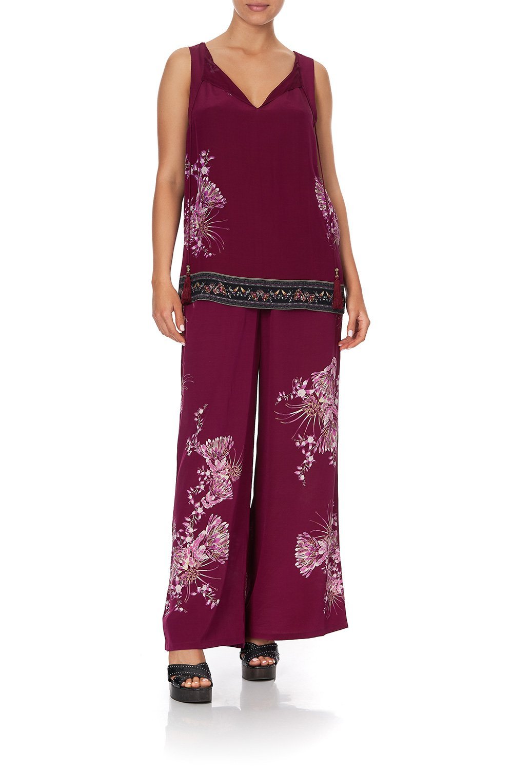 FRONT SPLIT TUNIC DESERT SUNRISE