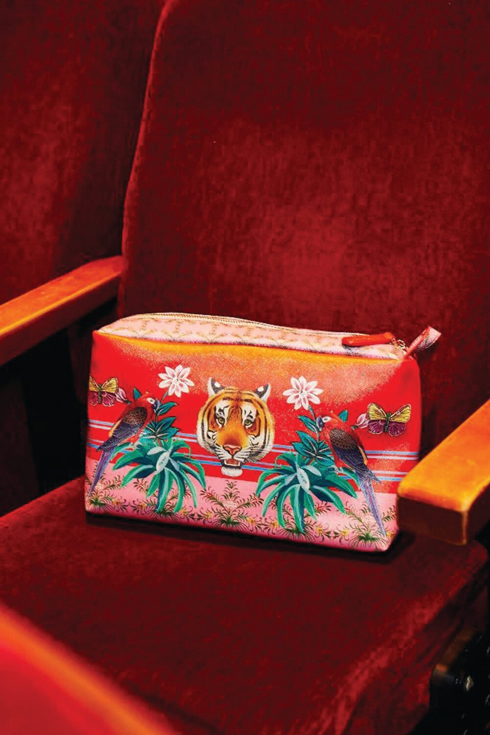 THE JUNGLE BOOK SAFFIANO PRINTED MAKE UP BAG