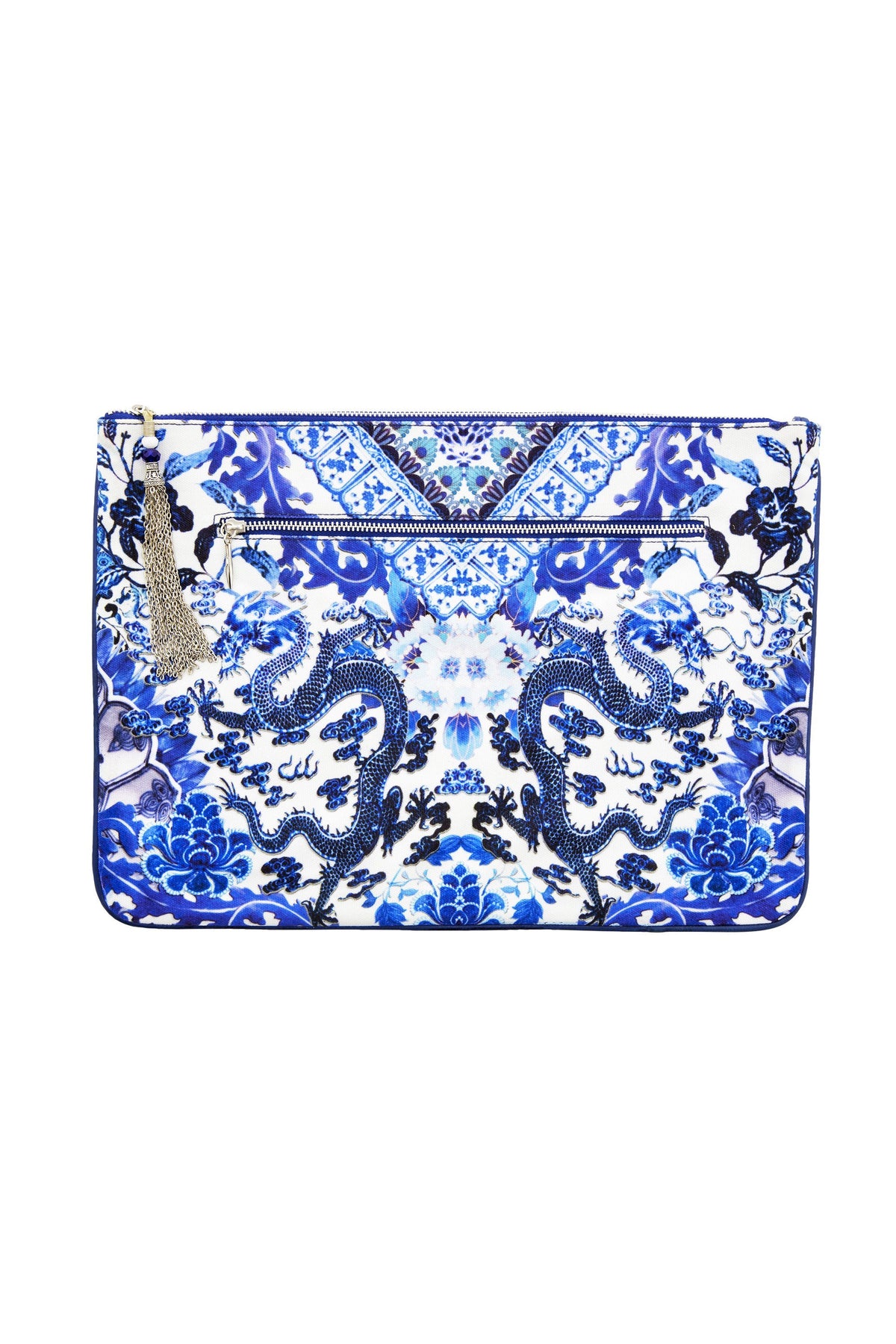 GUARDIAN OF SECRETS LARGE CANVAS CLUTCH