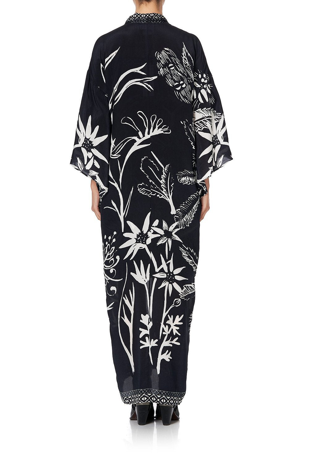 KIMONO COAT BOTANICAL BANDITS