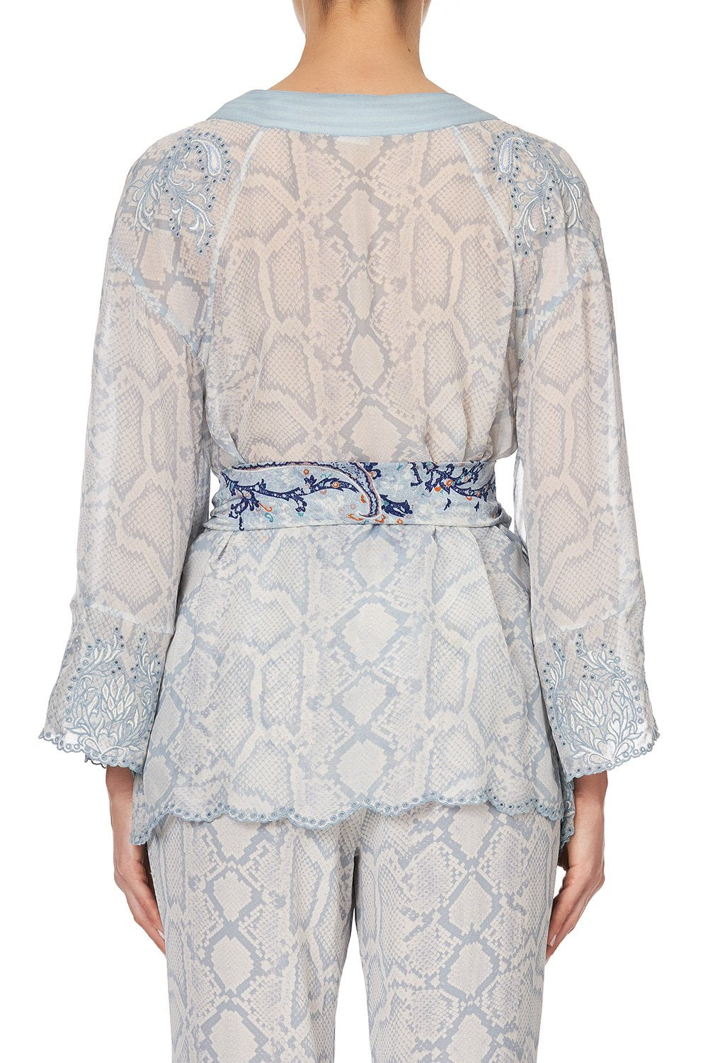 KIMONO WITH SHOULDER INSERTS BUSH DIAMOND