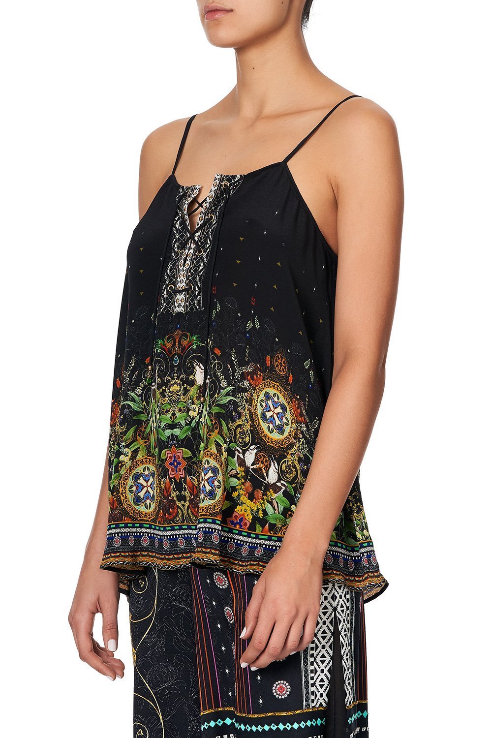 LACE UP FRONT CAMI BLACKHEATH BETTY