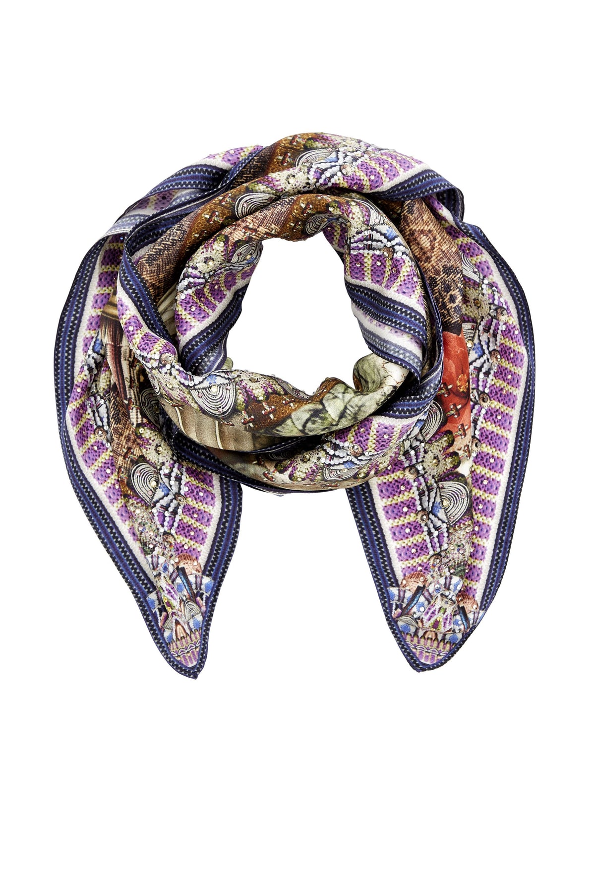 LIGHT MY FIRE LARGE SQUARE SCARF