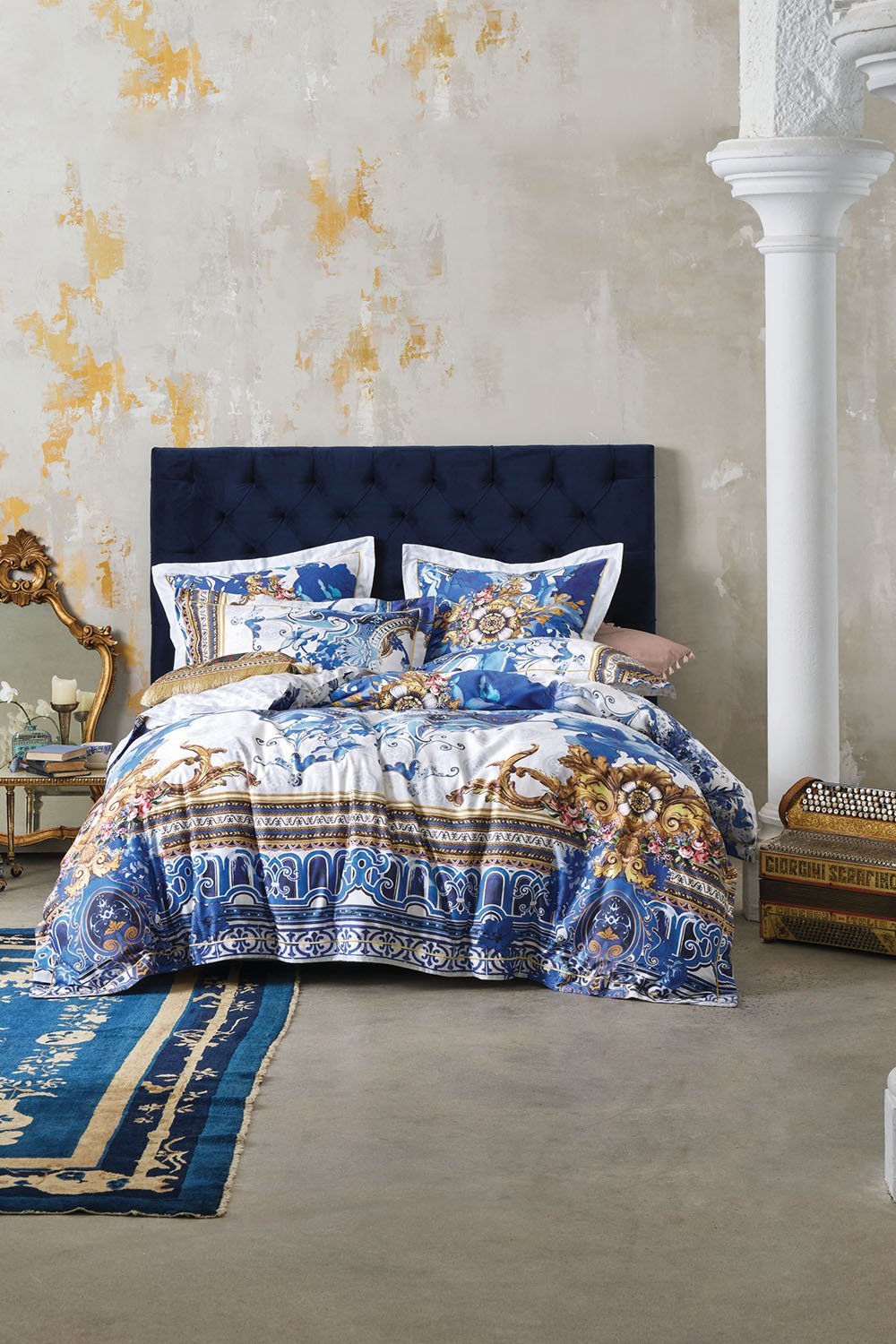 KING BED QUILT COVER SET SAINT GERMAINE