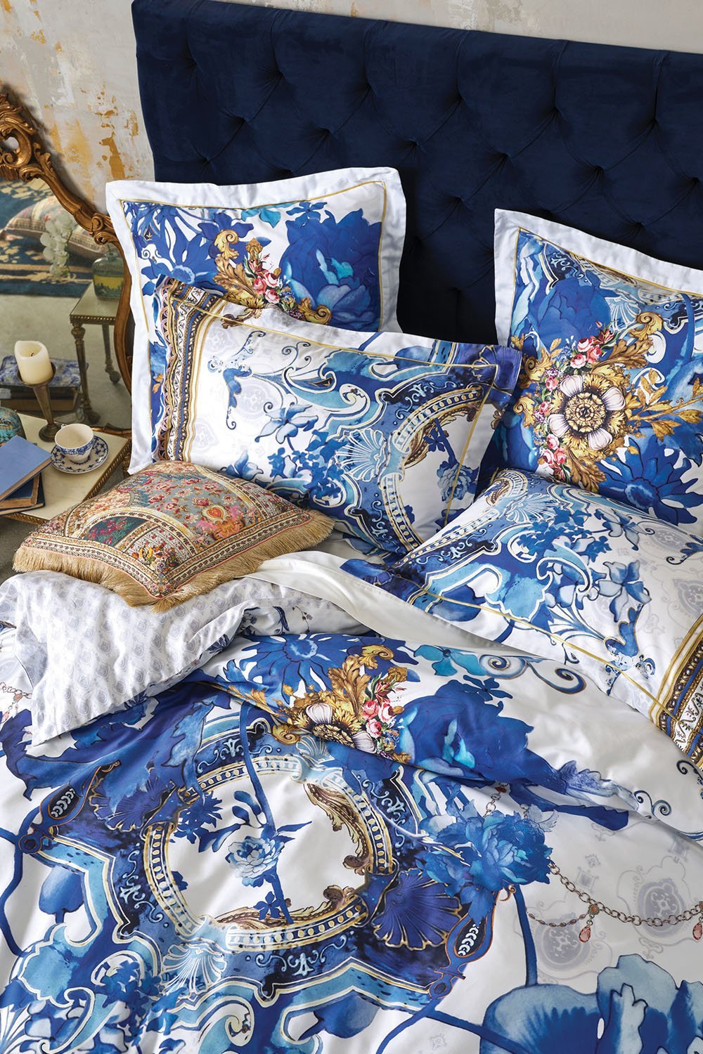 KING BED QUILT COVER SET SAINT GERMAINE