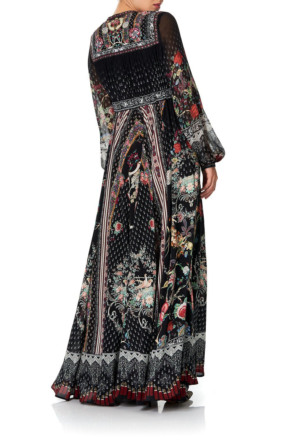 PEASANT DRESS WITH TIE FRONT HEUTE PROVINCIAL