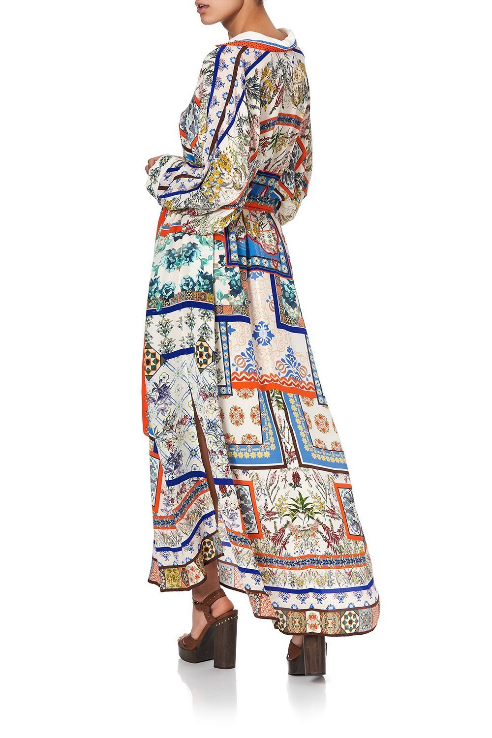 LONG COLLARED KAFTAN GONE COAST