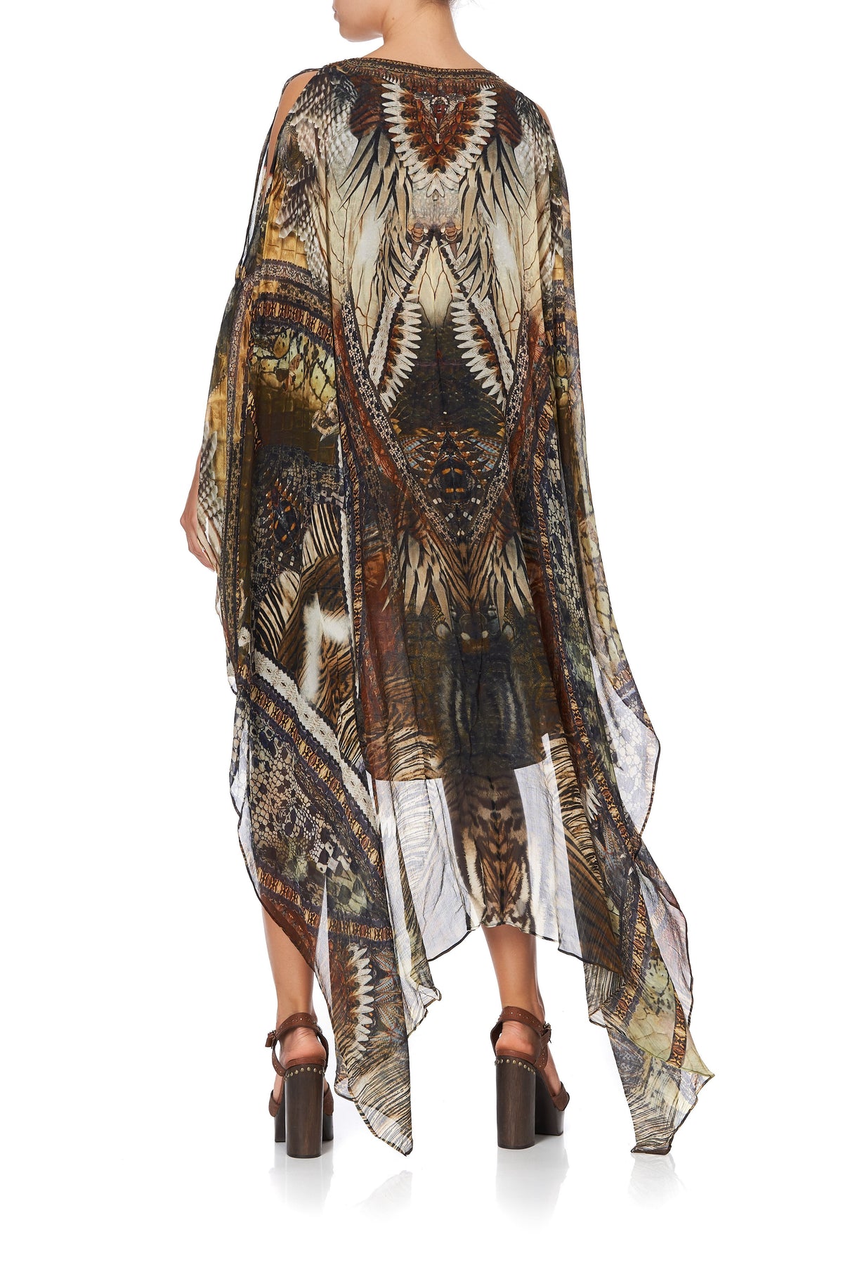 LONG SHEER OVERLAY DRESS KAKADU CALLING