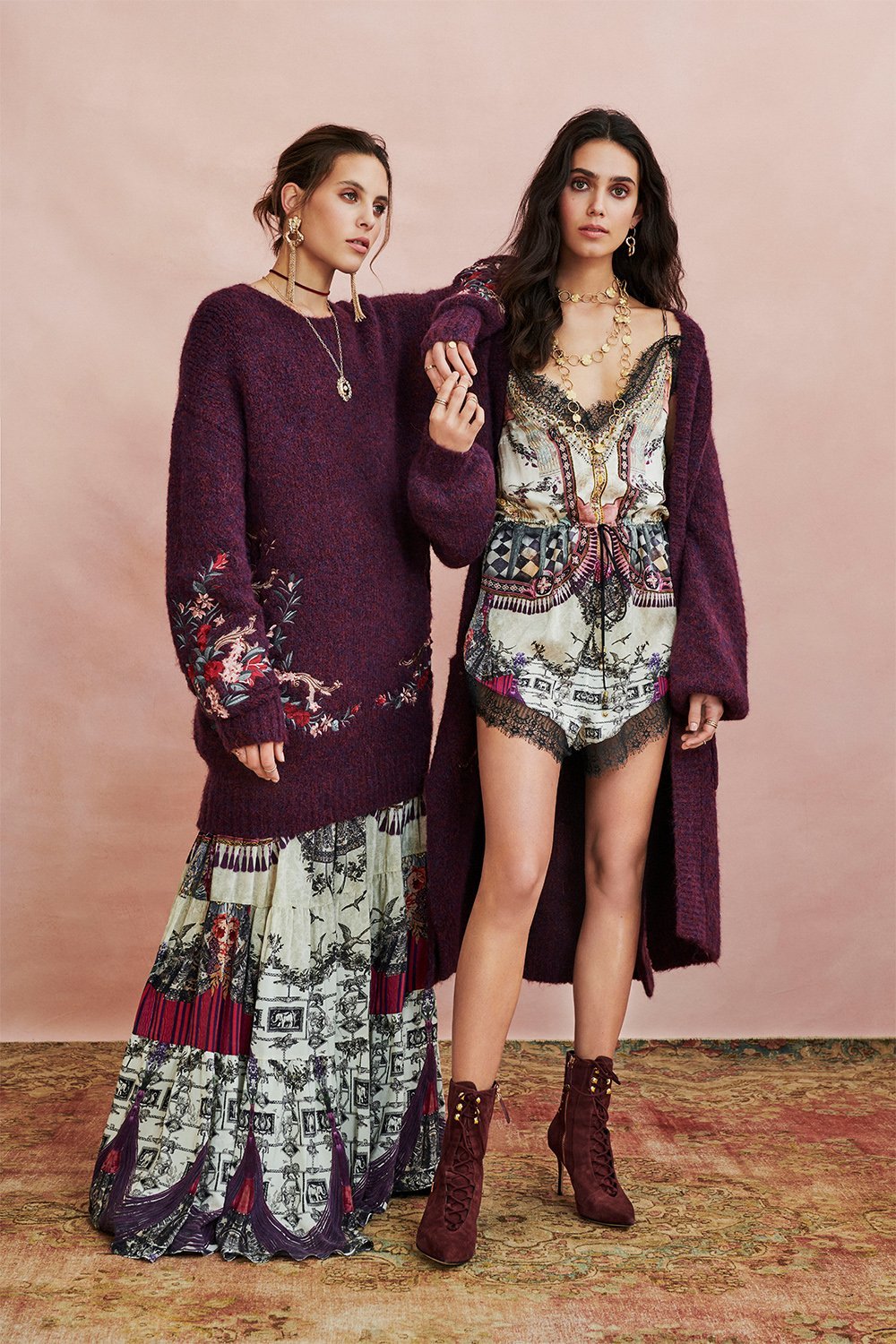 COCOON KNIT CARDIGAN VIOLET CITY