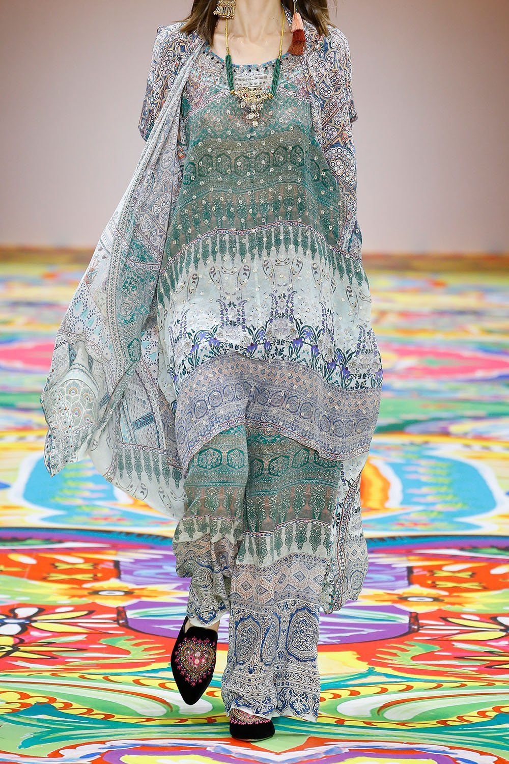 MAMAS HOME SPLIT SHOULDER SHORT KAFTAN