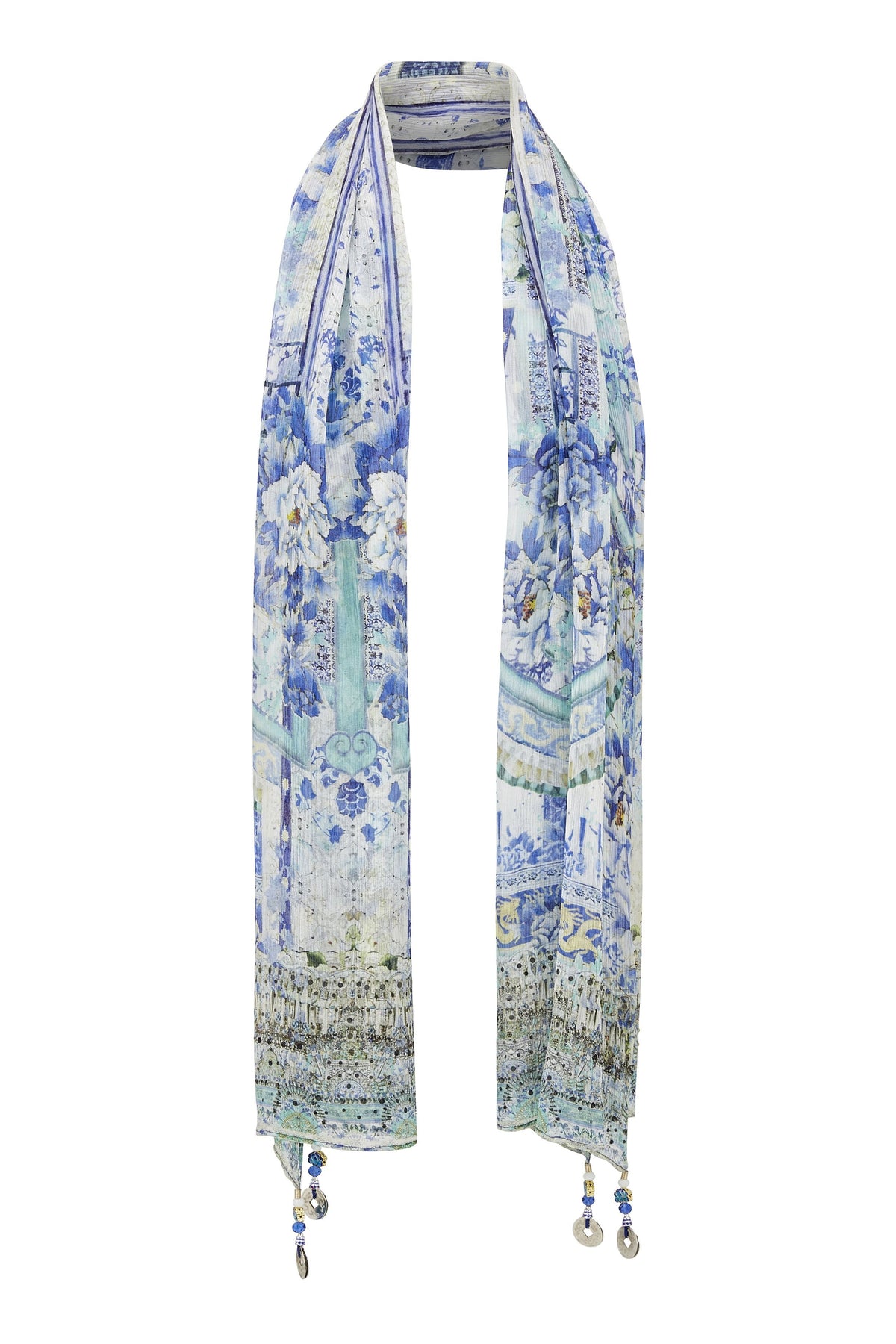 PORCELAIN PARADISE LONG SCARF