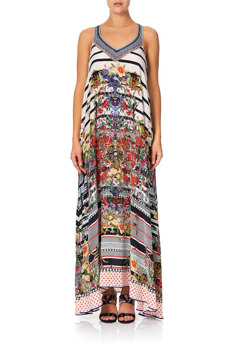 V NECK RACERBACK DRESS JOIE DE VIVRE