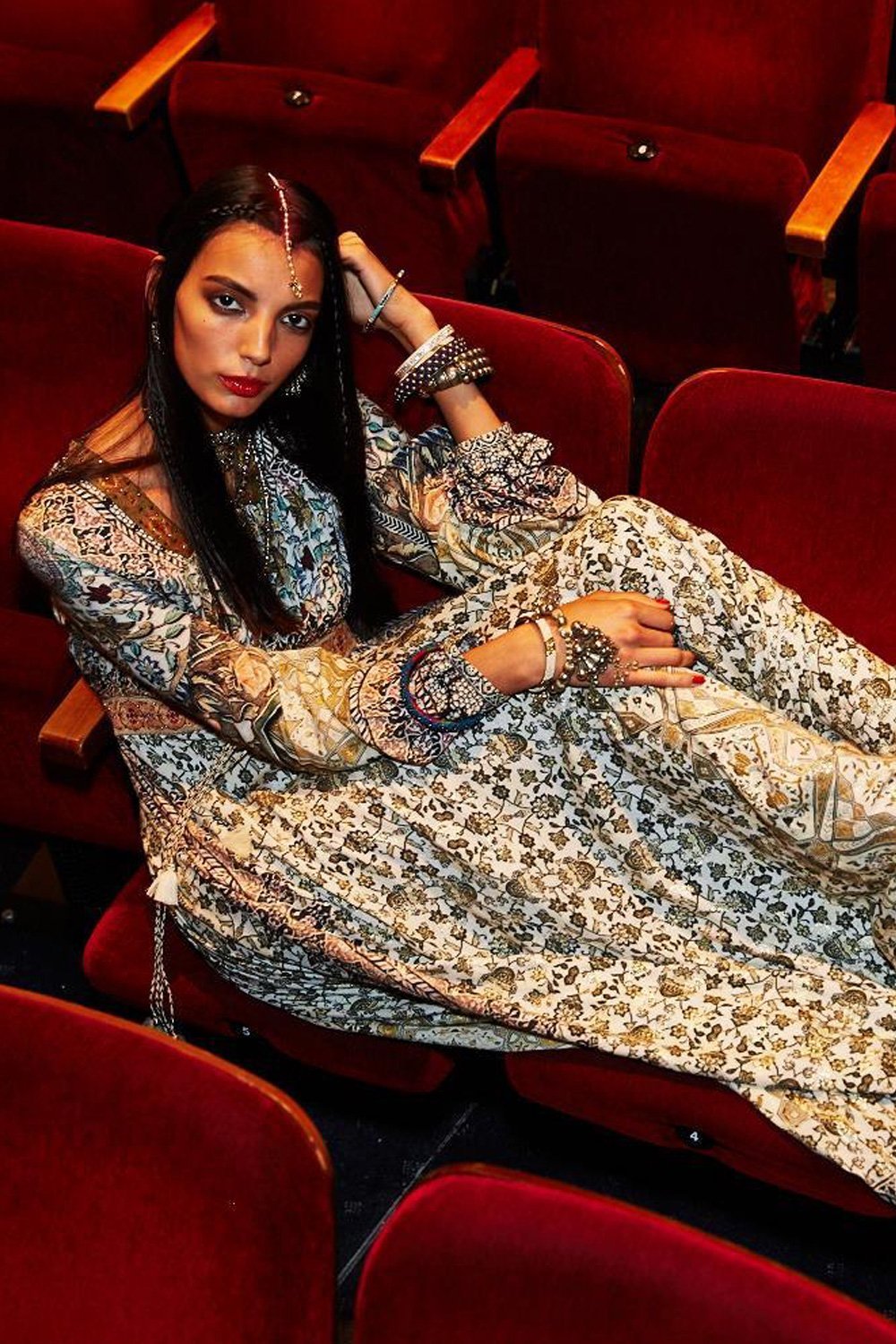 SOUL SISTERS PEASANT DRESS W TIE FRONT