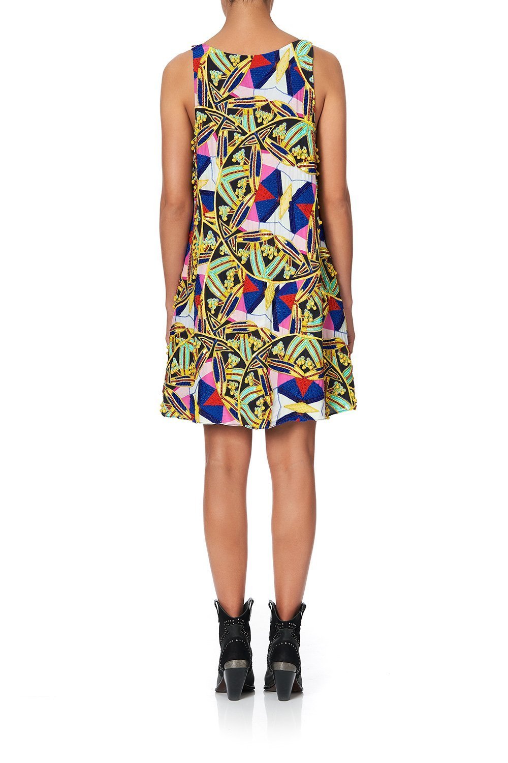 ROUND NECK A-LINE DRESS ARNOTTS