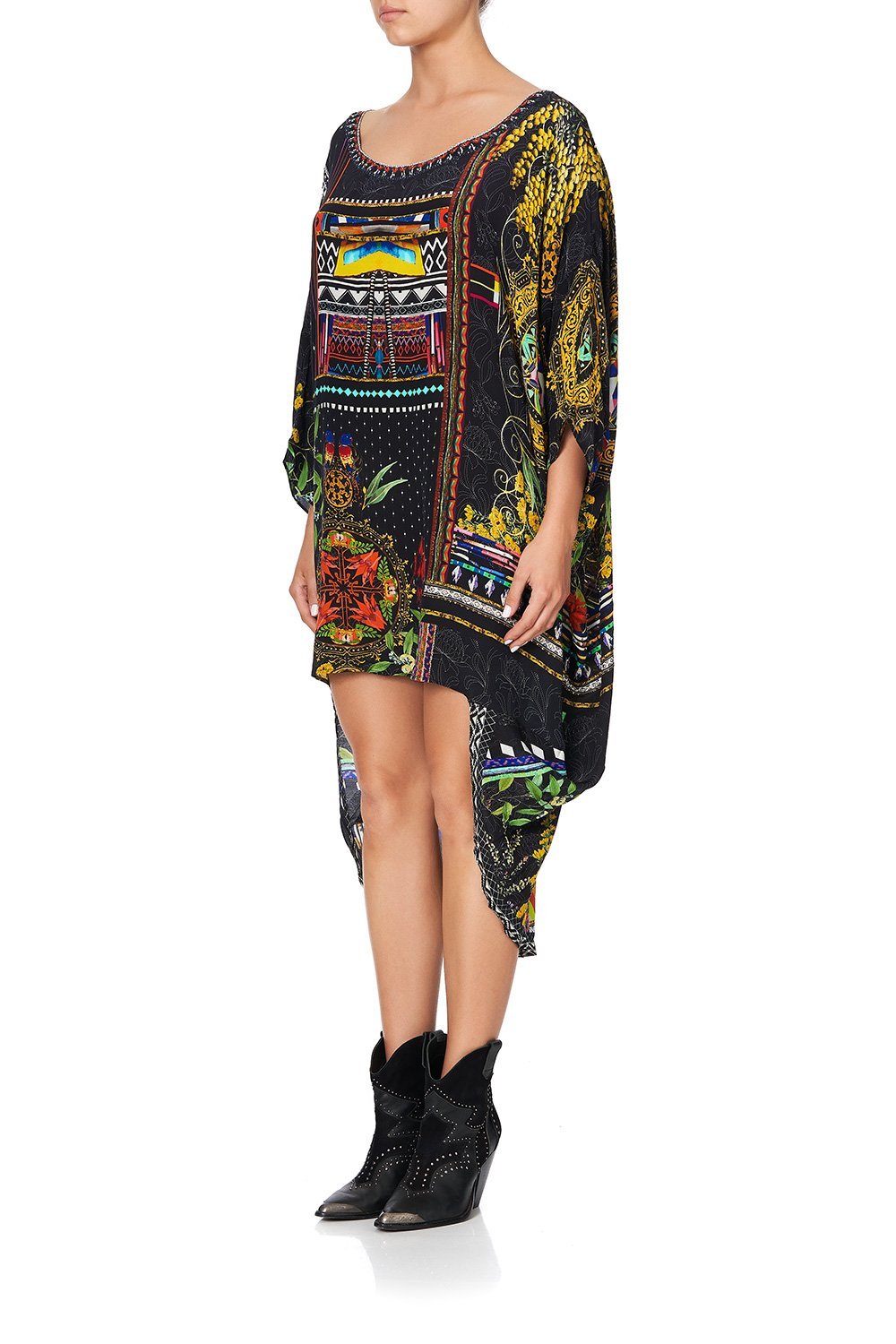 SCOOP BACK HEM DRESS BLACKHEATH BETTY