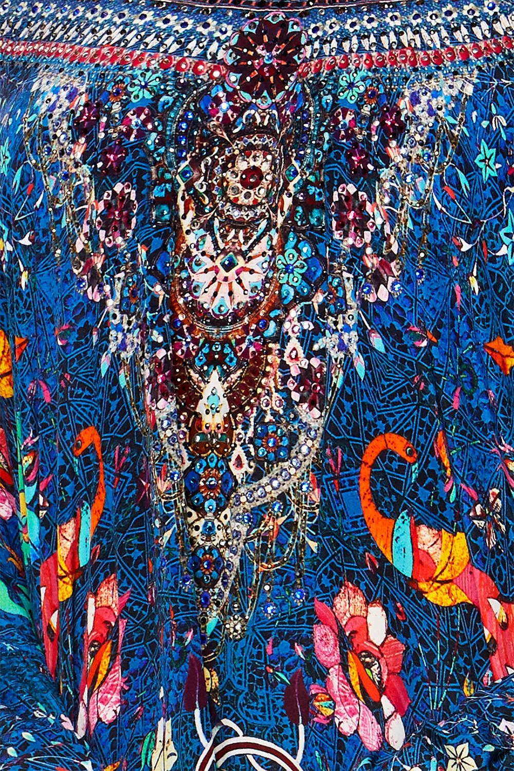 KINDNESS KALEIDOSCOPE A LINE FRILL DRESS