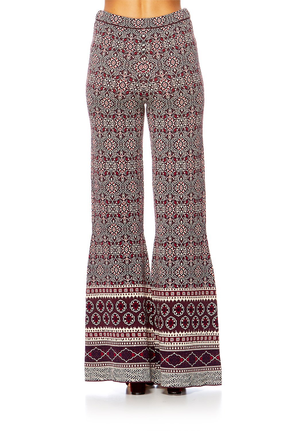 MAPPED OUT FLARED KNIT PANT