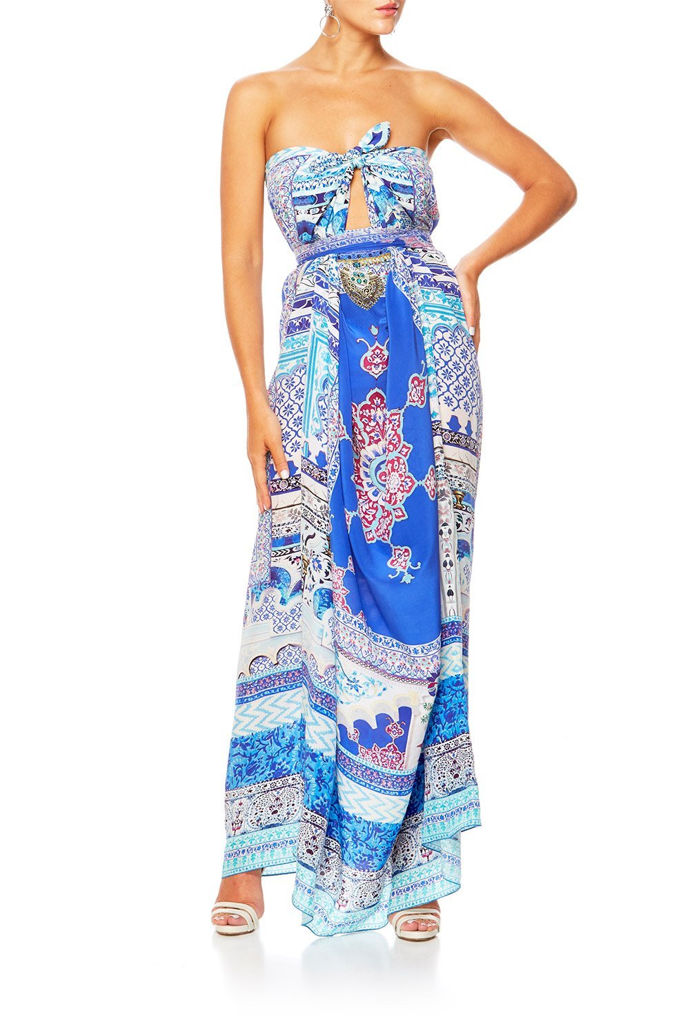 STRENGTH IN RAYS ROUND NECK KAFTAN