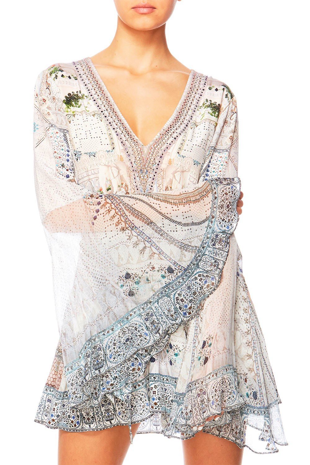 BREAKFAST WITH SILVIA WIDE SLEEVE PLAYSUIT