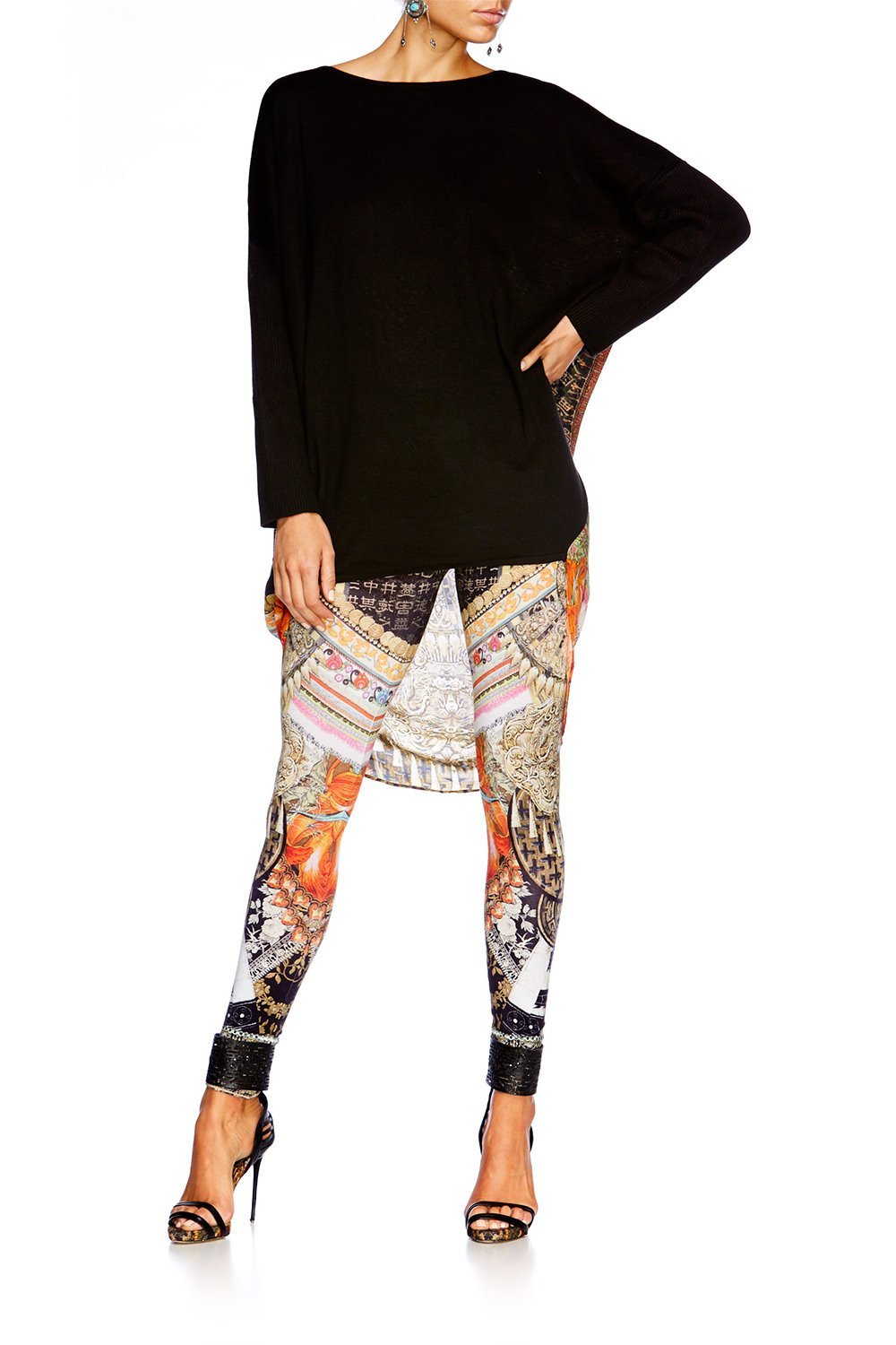 DYNASTY DAYS LONG SLEEVE JUMPER W PRINT BACK