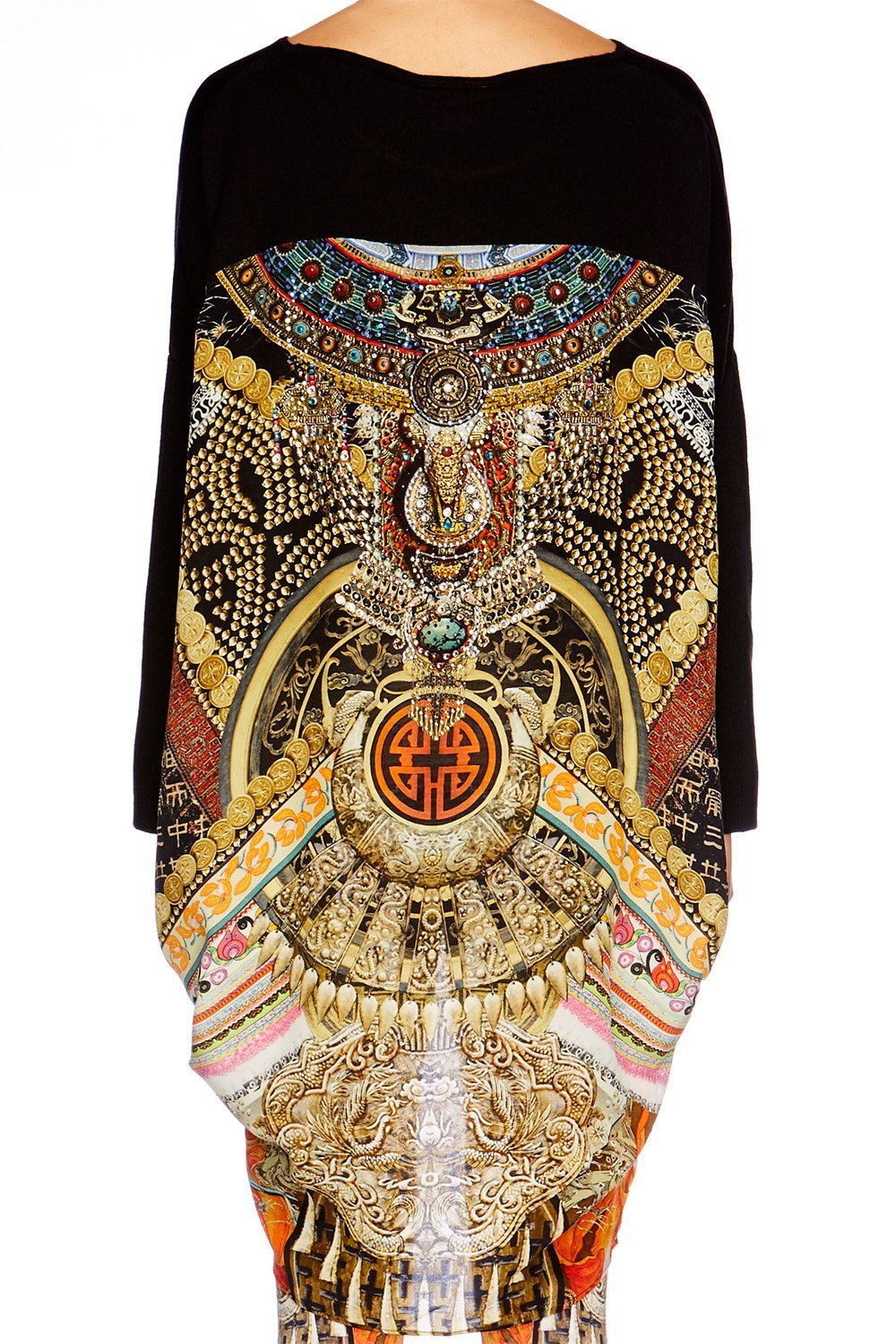 DYNASTY DAYS LONG SLEEVE JUMPER W PRINT BACK