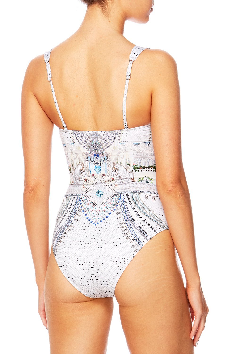 CAMILLA BREAKFAST WITH SILVIA STRAIGHT NECK ONE PIECE