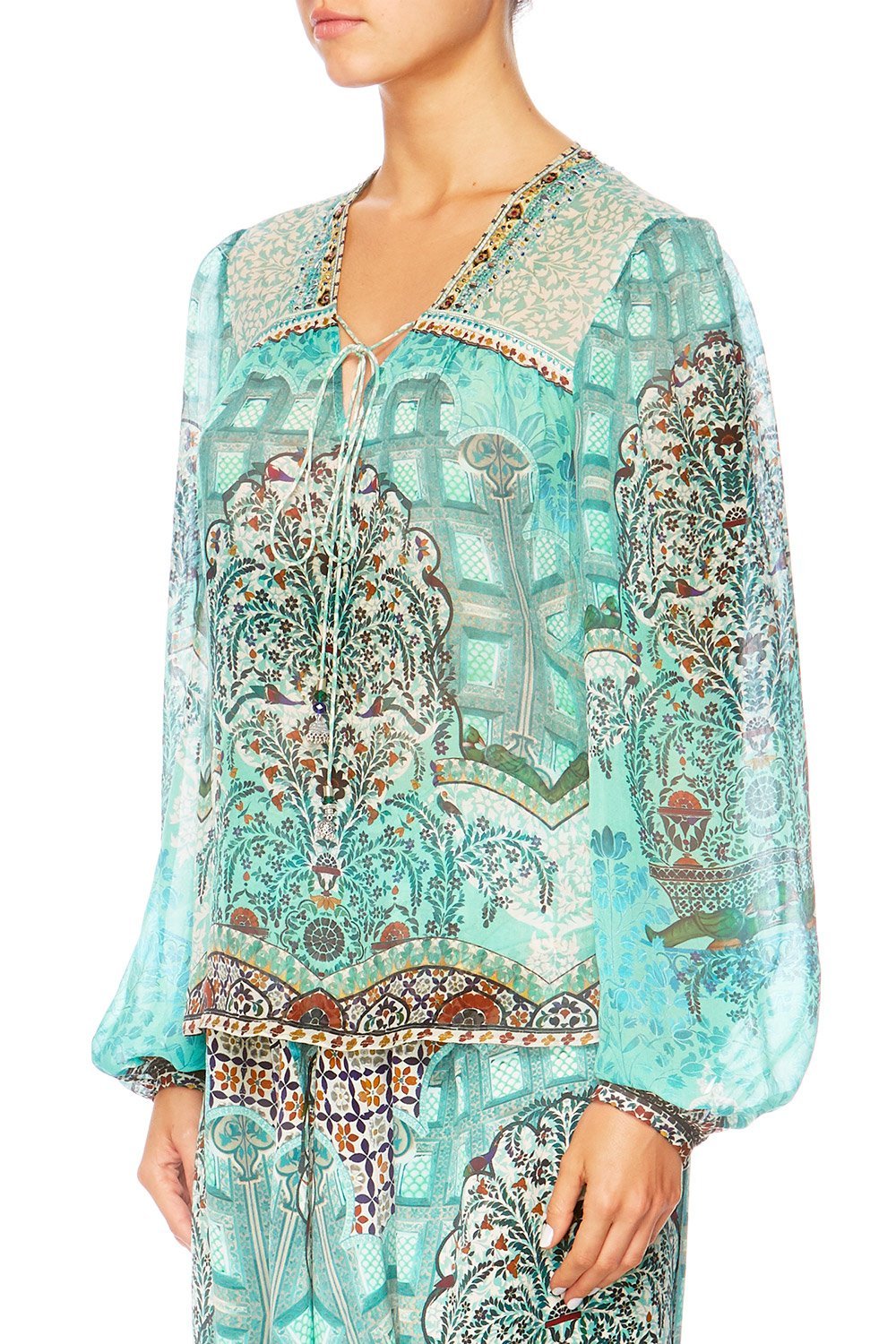 THE SPIRIT WITHIN VINTAGE BLOUSE W YOKE