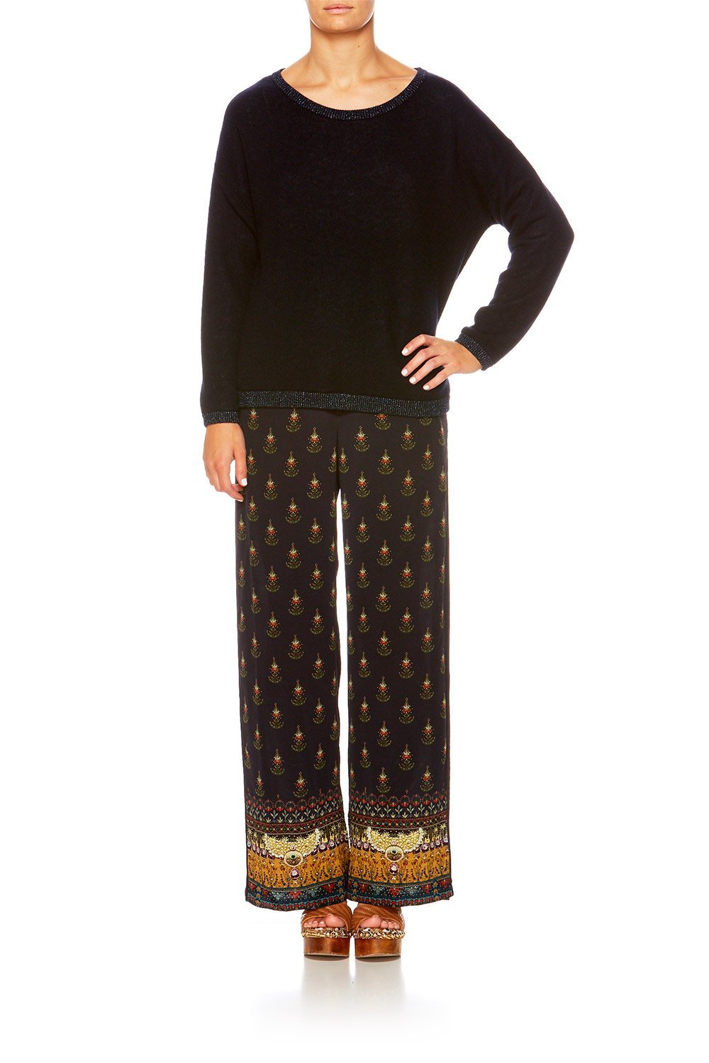 BLISS OF BOHEMIA REVERSIBLE CREW KNIT