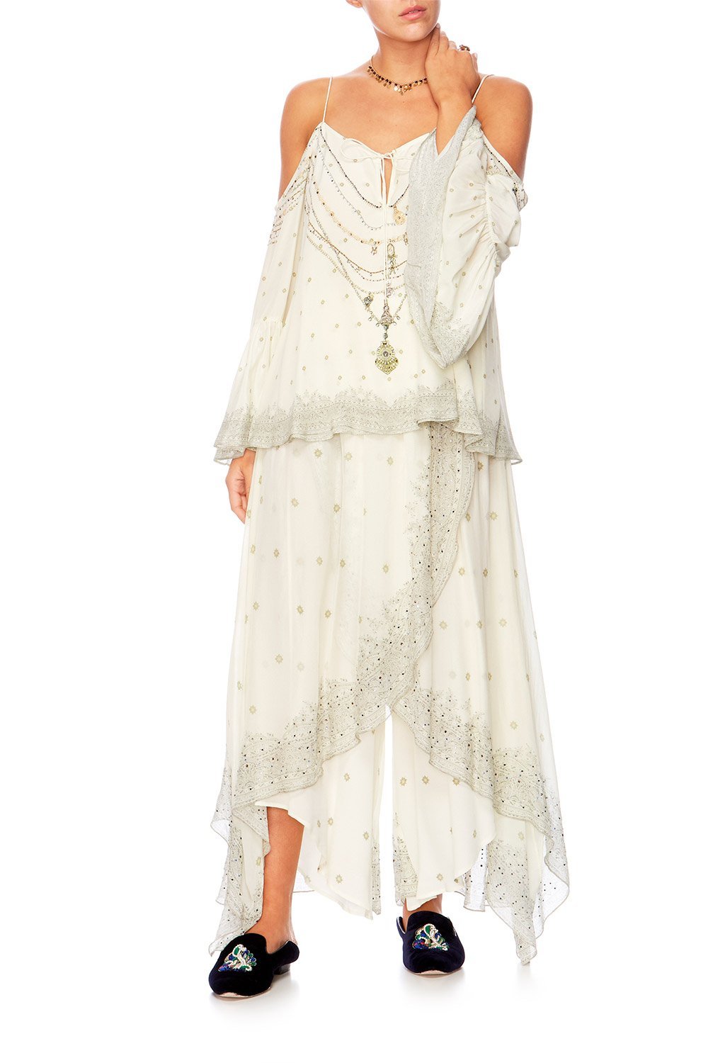 GUIDING LIGHT CROSS OVERLAY PANT