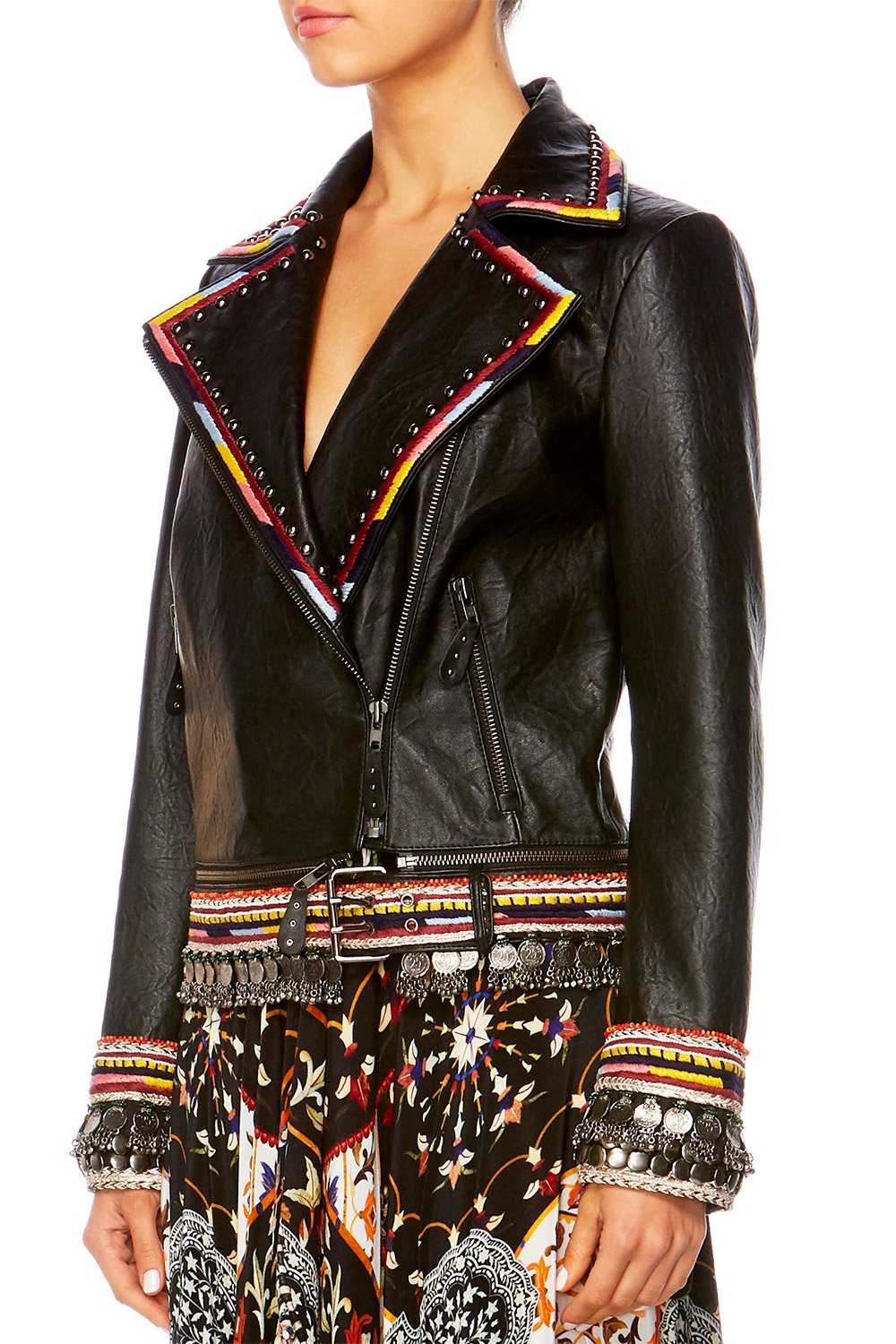 CHAMBER OF REFLECTIONS LEATHER JACKET