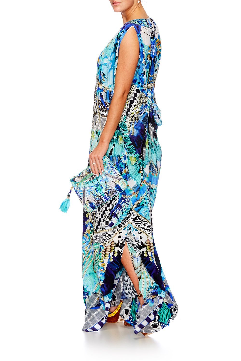 LEAVE ME WILD SLIT FRONT & SLEEVE KAFTAN