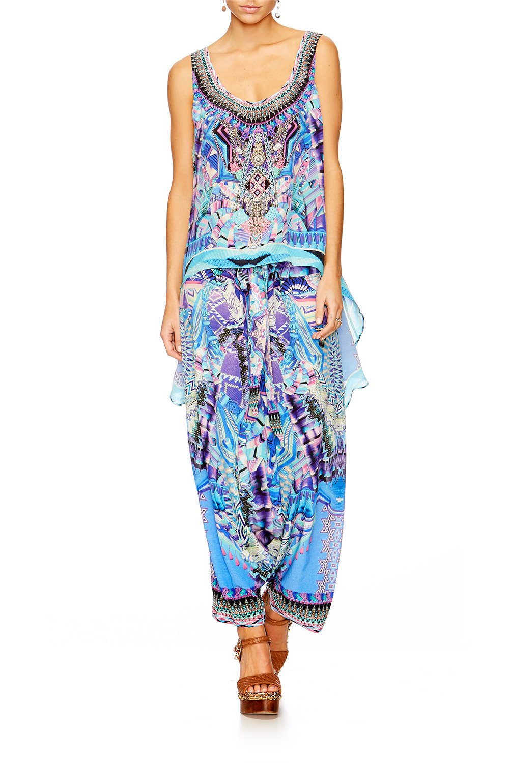 THREADS OF COSMOS HAREM PANTS