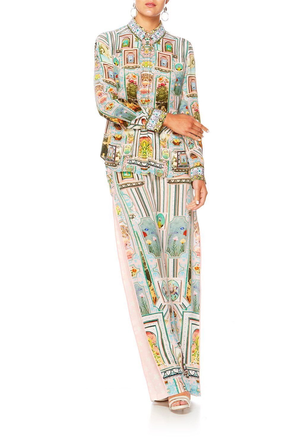 MATRIARCH MUSINGS PANTS W SIDE SPLIT