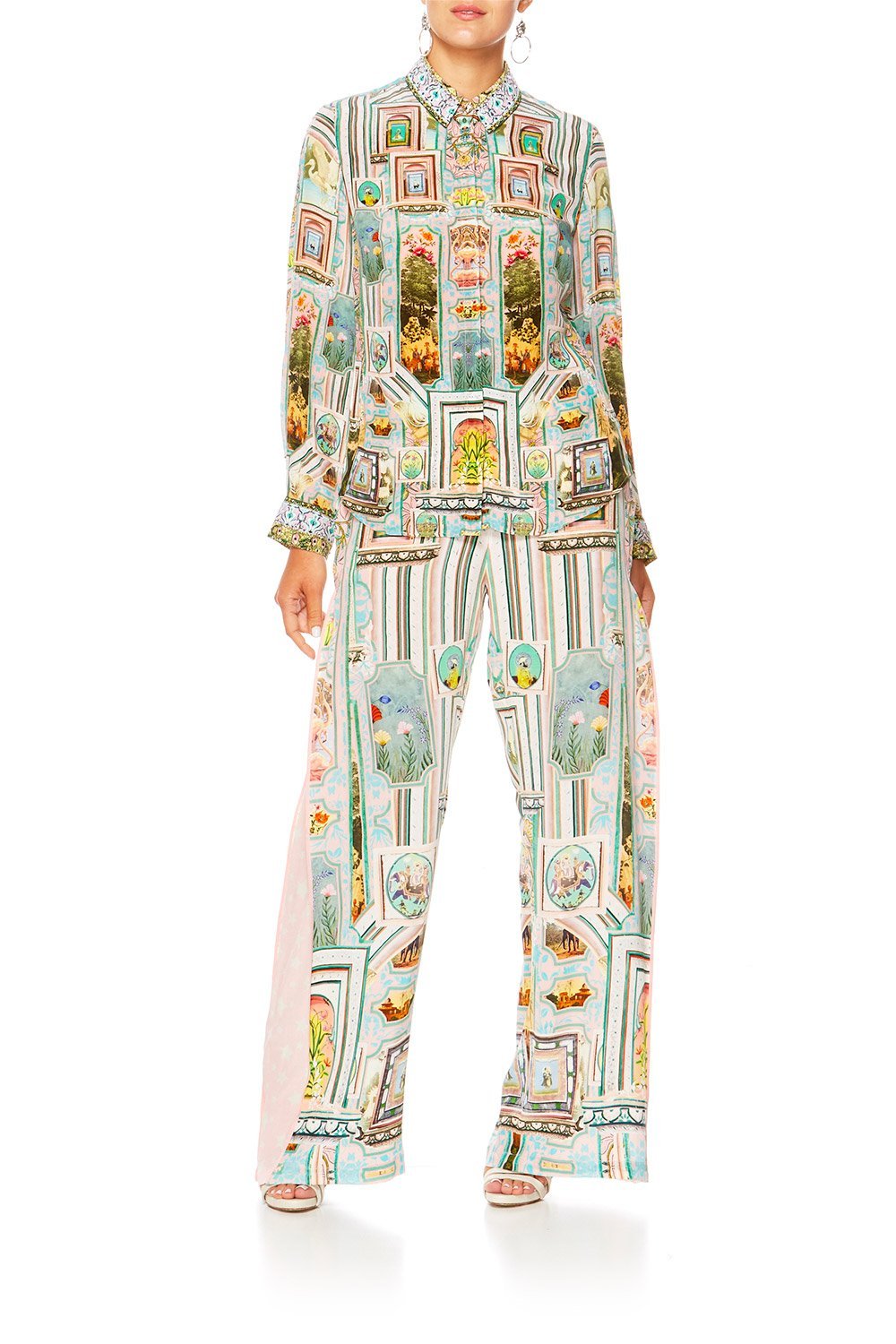 MATRIARCH MUSINGS PANTS W SIDE SPLIT